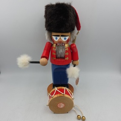 Steinbach Nutcracker Chubby Drummer S1324 12'' Broken Drum Strap 