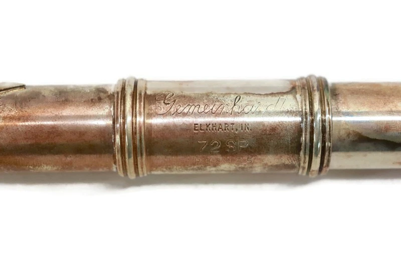 Gemeinhardt 72SP Flute - Elkhart Indiana USA - Serial P36425 - w/ Case & Cover - Image 4 of 4