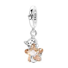 MULA Original 925 Sterling Silber DIY Charm AAA CZ Auto Star Fit Frauen Armband