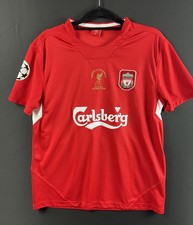Liverpool 2005 Istanbul Final Shirt Gerrard 8 L Champions League