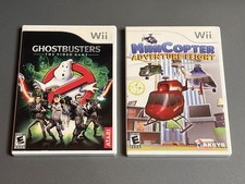 Ghostbusters: The Video Game & MiniCopter Adventure Flight, 2 Nintendo Wii Games