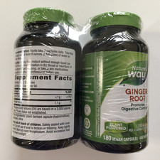 Nature's Way Ginger Root 1100mg Digestive Herbal Supplement 360 Vegan Capsules