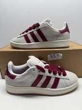 Image of Adidas Originals Campus 00s Womens Trainers Grey Red Suede UK 6 / EU 39 1/3 #335