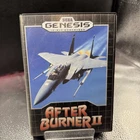 After Burner II 2 (Sega Genesis, 1990) Complete Manual Case Cartridge