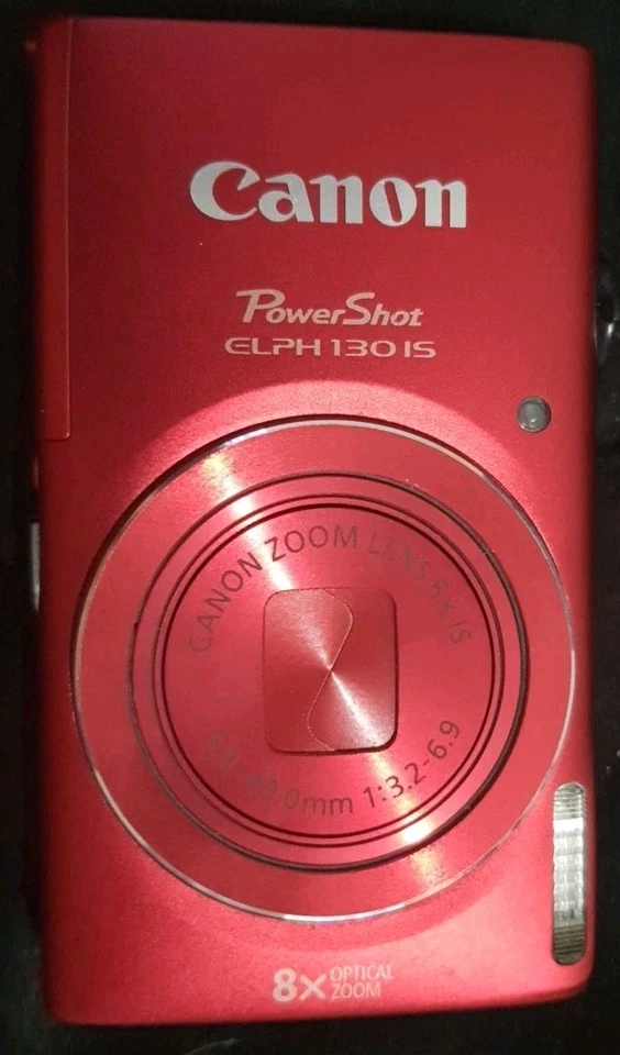 Canon PowerShot ELPH 130 IS / IXUS 140 16.0MP Digital Camera Red Battery Tested - Image 2 of 4