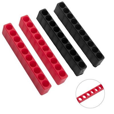 4 Pack Bit Holder 10 Hole Hex Shank Screwdriver Storage Box Organizer Drawer