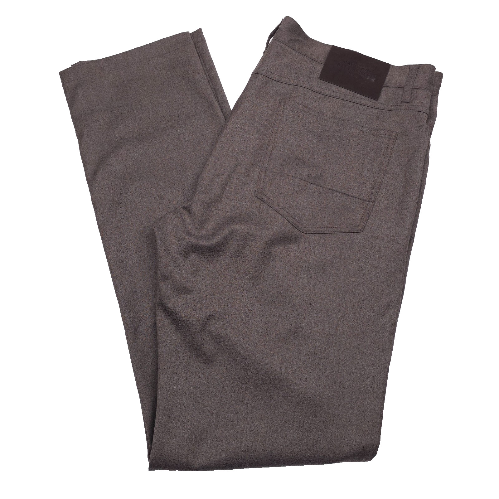 Maurizio Baldasarri Flannel 5-Pocket Pants Mens Size 40 Italy 56 Taupe Gray 38590₽