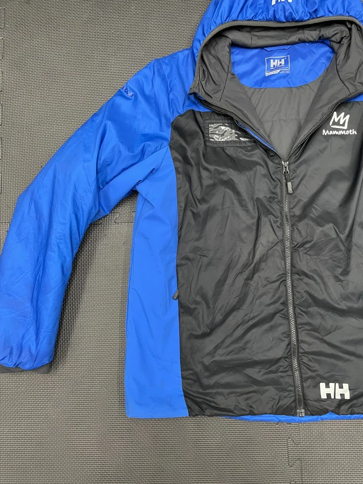 Helly Hansen Jacket Mens XXL Blue Mammoth RECCO Hooded Insulated Ski Coat - Image 3 of 4