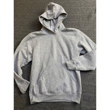Port & Company Core Fleece Hoodie Youth Large Heather Gray Sweatshirt PC90Y