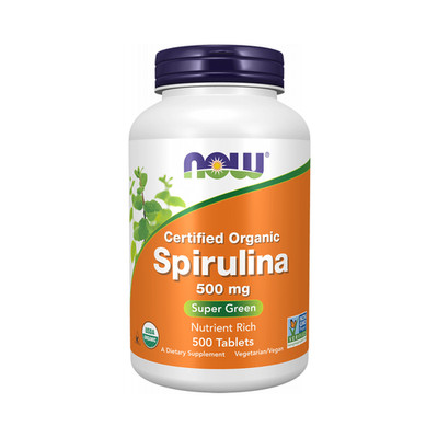 Now Foods Spirulina Certified Organic 500mg