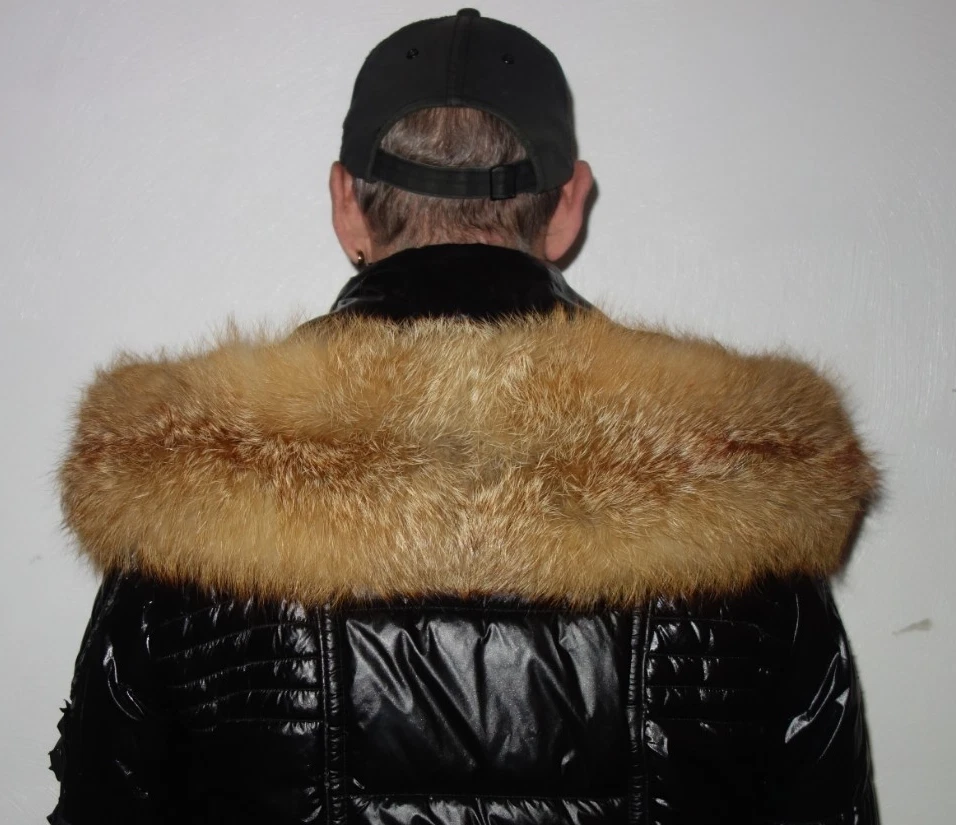Rotfuchs Pelz Kapuze Kragen Real Fox Pelzragen für Canada goose Jacke Fellkragen - Bild 2 von 4