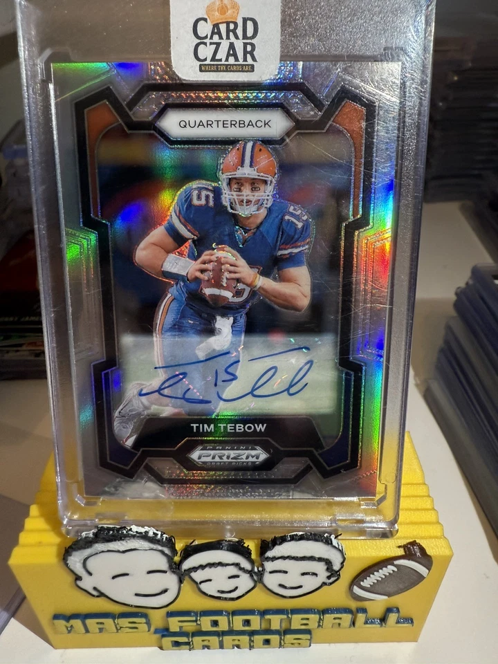 2024 Prizm Draft Picks TIM TEBOW Silver Auto - Image 3 of 4