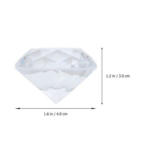 40 mm Deko Ornamente Streukristalle Büro Braut Faux - Bild 2 von 11