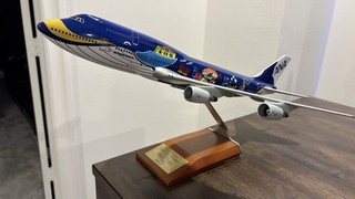 PacMin ANA Japan Boeing 747 400D Marine Jumbo 1/144 Super Detailed Model w/Box