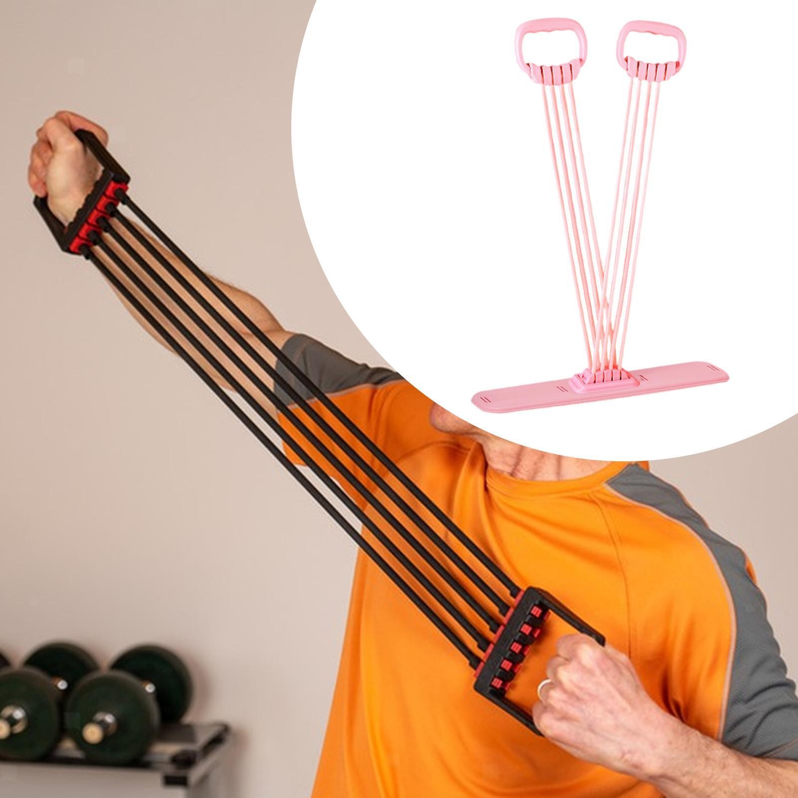 Widerstandsband mit Griffen, Krafttrainingsgerät, Stretch-, Übungsband für