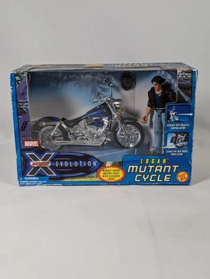 X-Men Evolution Logan Wolverine With Mutant Cycle 2001 ToyBiz Actionfigur