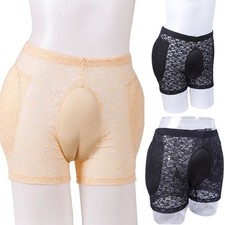 Men Lace Underwear Men Boxershorts Transgender Shorts Corset Camel Toe
