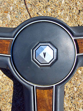 1981-87 Pontiac Steering Wheel Horn Pad Woodgrain Oem 10089998 G Body
