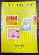Box of 10 All Occasion Greeting Cards   Assorted Designs with Envelopes   New