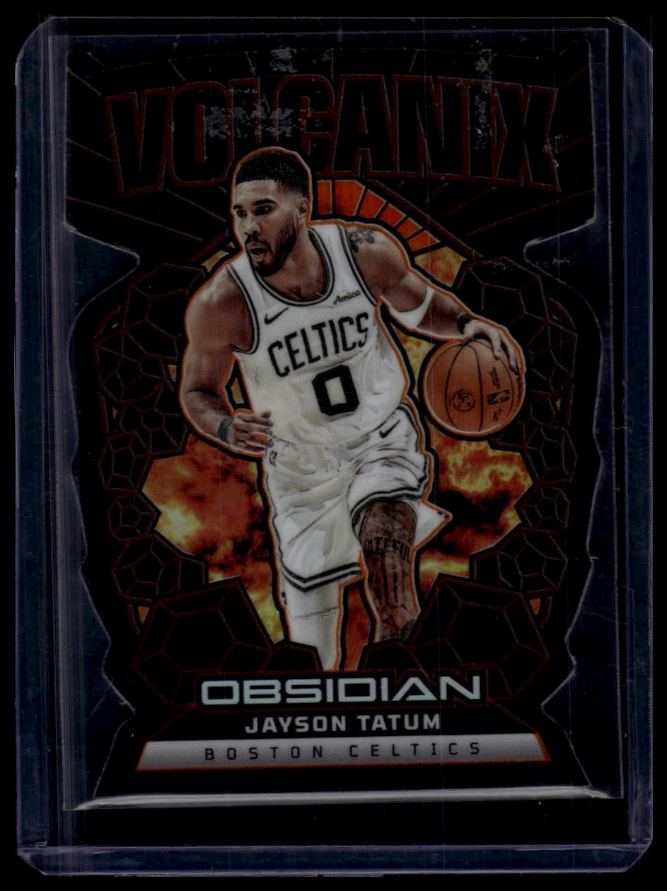 2024-25 Panini Obsidian #5 Jayson Tatum Volcanix