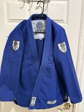 Flow Alpine Size A3 Kimono GI Jacket Uniform Top BJJ Jiu Jitsu Blue