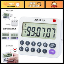 Magnetic Digital Kitchen Timer with Keypad, L...