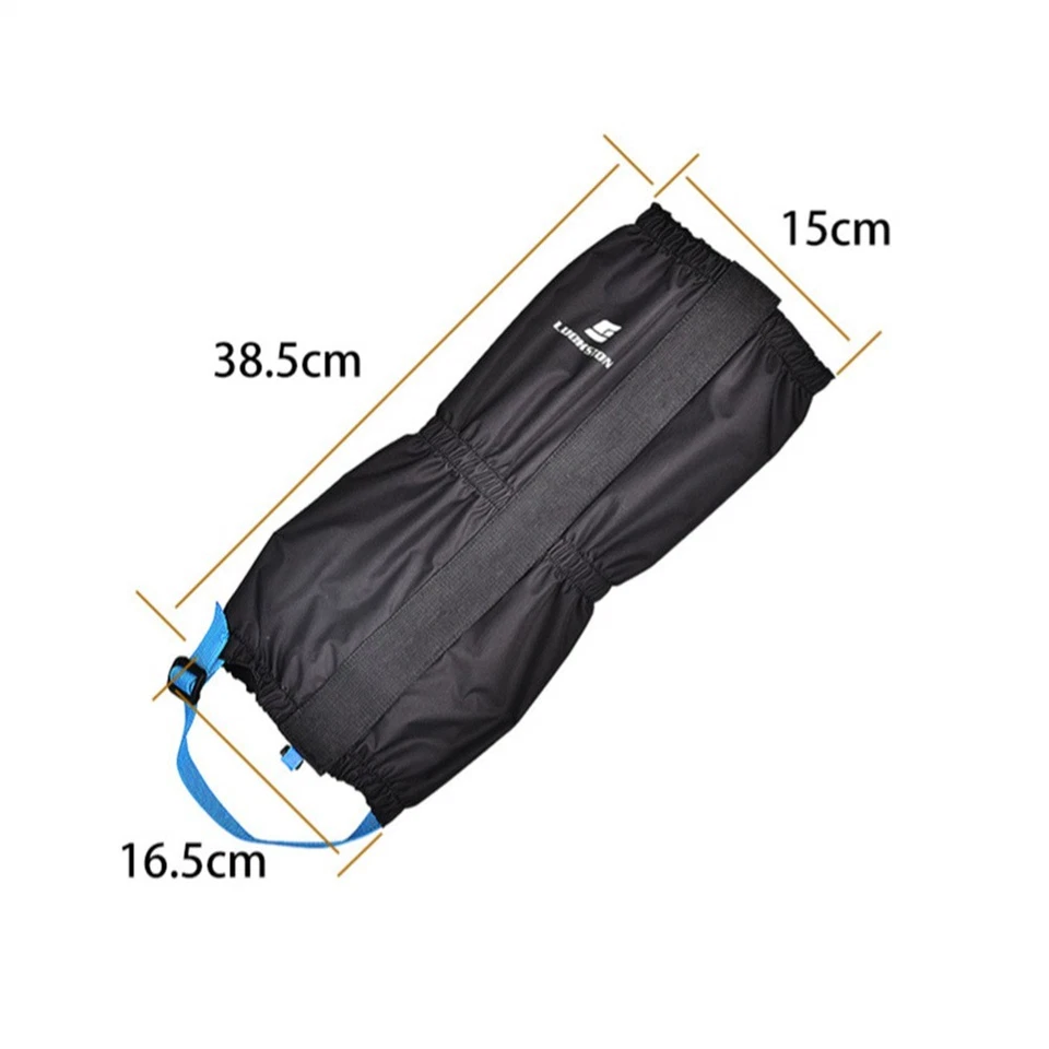 Imperméable Guêtre Neige Housse Extérieur SPORTS 38.5 X 16.5cm Noir 1 Paire - Photo 2/4