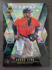 2023 Bowman Chrome Invicta Pedro Leon Atomic Refractor serial /150