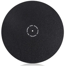 12 Inch Wool Turntable Slipmat, Anti Vibration Record Platter Mat for Phonogr...