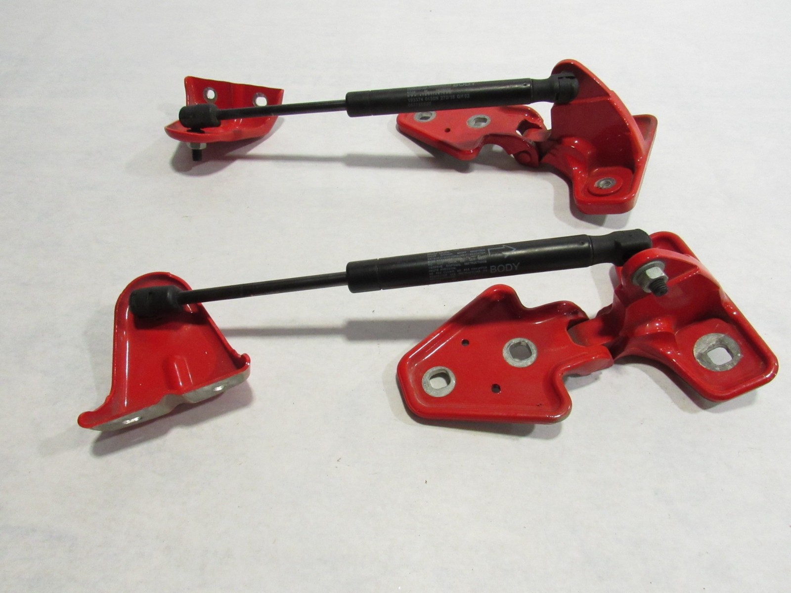 15-19 Ferrari 488 Spider 2017 Rear Deck Strut Shock Hinge Hinges Set 2 PCS ;@2