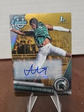 2023 Bowman Chrome University #174 Antonio Gates Jr Gold Ref 1st Auto 05/50