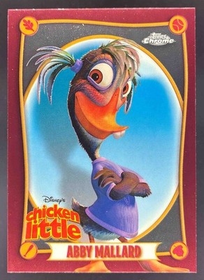 Topps Chicken 2025 Topps Chrome Disney Abby Mallard Chicken Little 20th Anniversary # ...