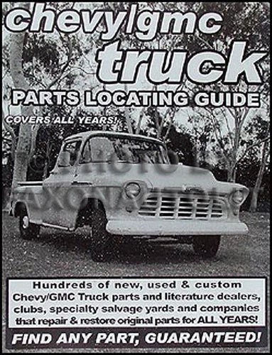 Find Chevy Pickup Truck PARTS with book 1948 1949 1950 1951 1952
