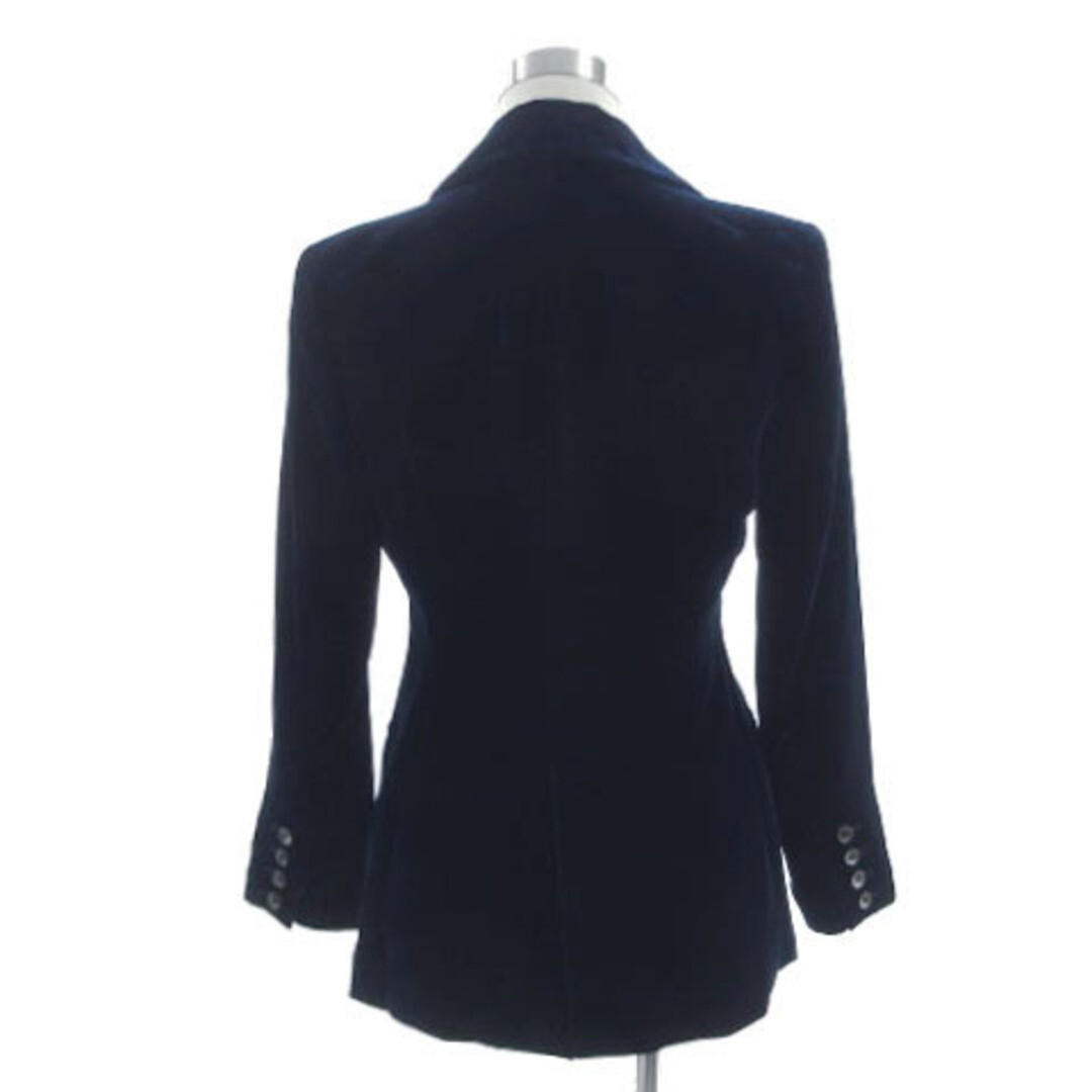 Katharine Hamnett London Jacket Wide Peaked Lapel Velour