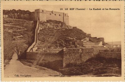 CPA AK TUNISIA Le Kef La Kasbah et les Remparts (1103295)