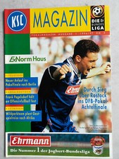 DFB-Pokal 1996-97 Karlsruher SC vs FC Hansa Rostock Fußball Program