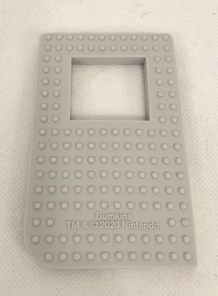 NUEVO Mordedor de bebé de silicona Bumkins dentición Nintendo Game Boy gris Gameboy MN03 Foto 2 de 2