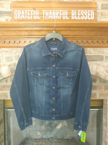 Chaps Women's Plus Sz. 1X Denim Jacket 
