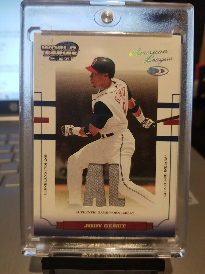 2004 JODY GERUT #151/250 DONRUSS AL.WORLD SERIES GAME WORN JERSEY #WS-58 MINT. - Image 2 of 4