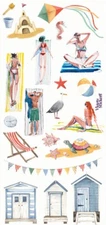 Violette Stickers Beach Seaside Vacation Craft Planner Supply Scrapbook