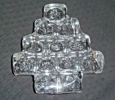 Dansk - Schweden Glas Kerzenständer - Weihnachtsbaum - Kerzenhalter 70er retro 