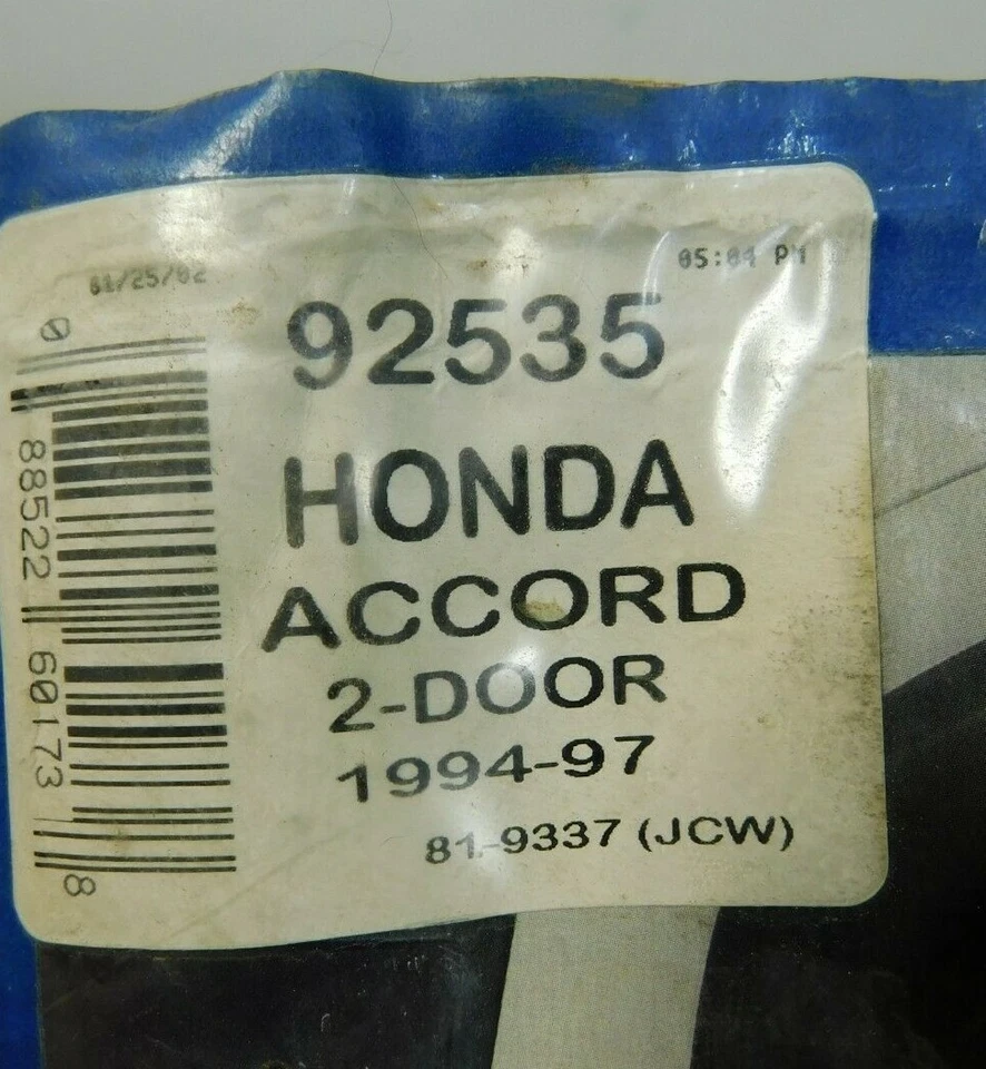 Новый автоматический дефлектор дождя вентиляционного козырька #92535 2 штуки подходит для Accord 1994-97 годов выпуска - Изображение 2 из 2
