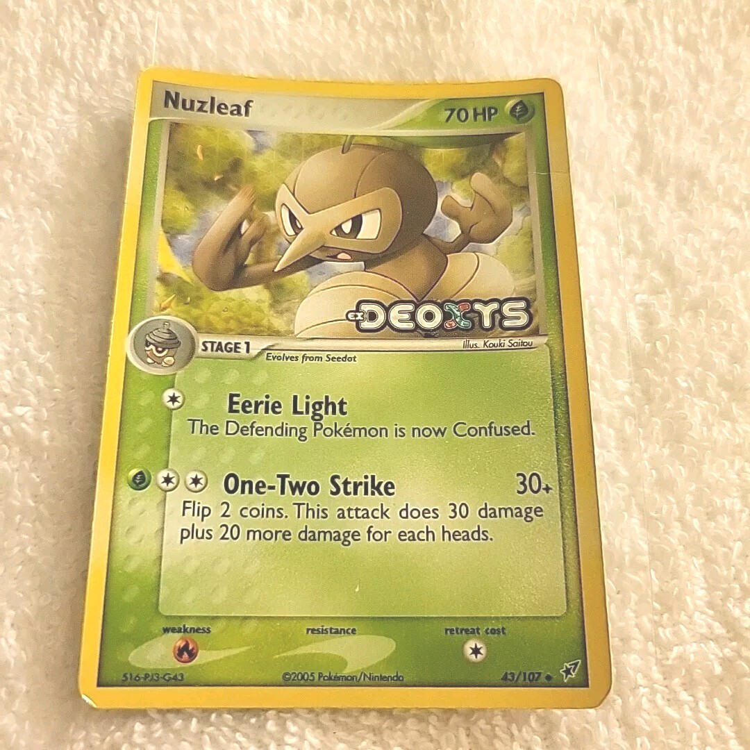 Nuzleaf 43/107 Stamped Holo EX DEOXYS | eBay