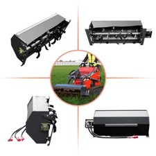 Free Shipping mini skid steer loader Rotary Plow Tiller attachments in USA Spot