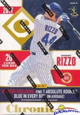 2017 Panini Chronicles Baseball EXCLUSIVE Factory Sealed Blaster Box-BLUE RC