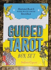Guided Tarot Box Set Stefanie Caponi Illustrated Book  Rider Smith Tarot Deck