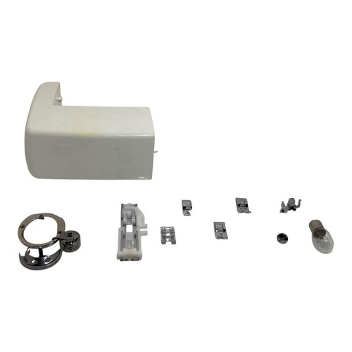 Kenmore 7 Sewing Machine Model 385 Box Foot Bulb Bobbin Race Screw Foot Holder