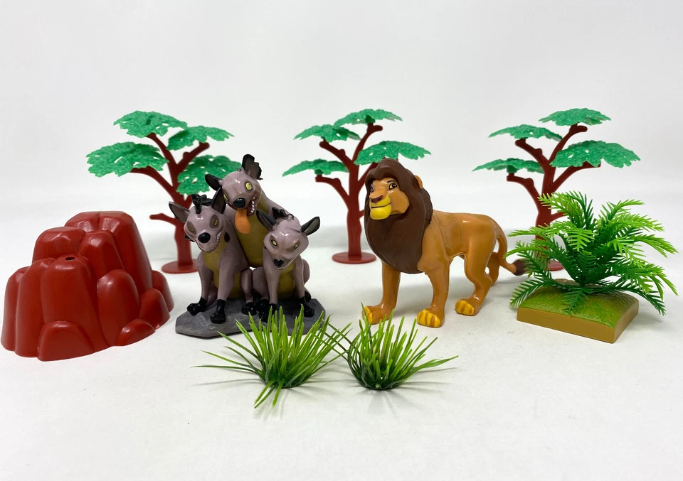 Lion King Playset Cake Toppers Featuring Simba and The Three Hyenas Brand New - Image 3 of 4