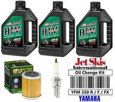 Yamaha Wolverine Yfm350 Fx R X Tune Up Maxima Oil Change Ngk Plug Oil Filter