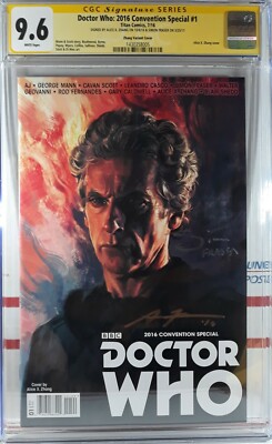   CGC 9.6 NM+ 2X-SIGNED DOCTOR WHO 2016 CONVENTION SPECIAL #1 Alice Zhang TITAN